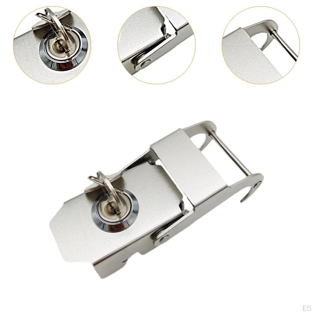 Motorcycle Rear Trunk Lock Stainless Steel Motorbike Accessories Tail