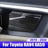 For Toyota RAV4 XA50 2019 2020 2021 2022 2025 2024 RAV 4 Hybrid Car Inner Door Handle Bowl Cover Trim Stickers Accessories