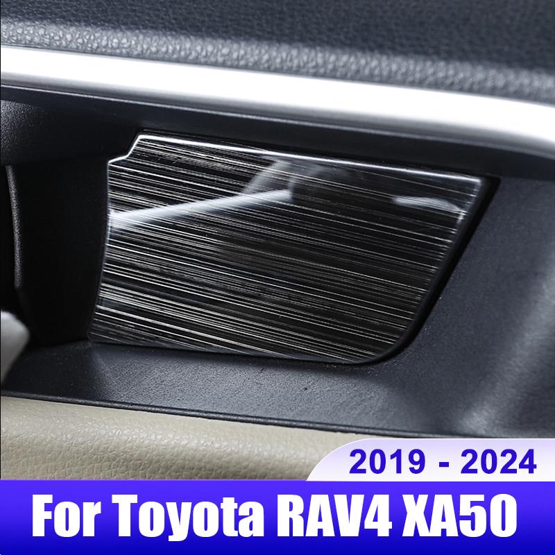 For Toyota RAV4 XA50 2019 2020 2021 2022 2025 2024 RAV 4 Hybrid Car Inner Door Handle Bowl Cover Trim Stickers Accessories