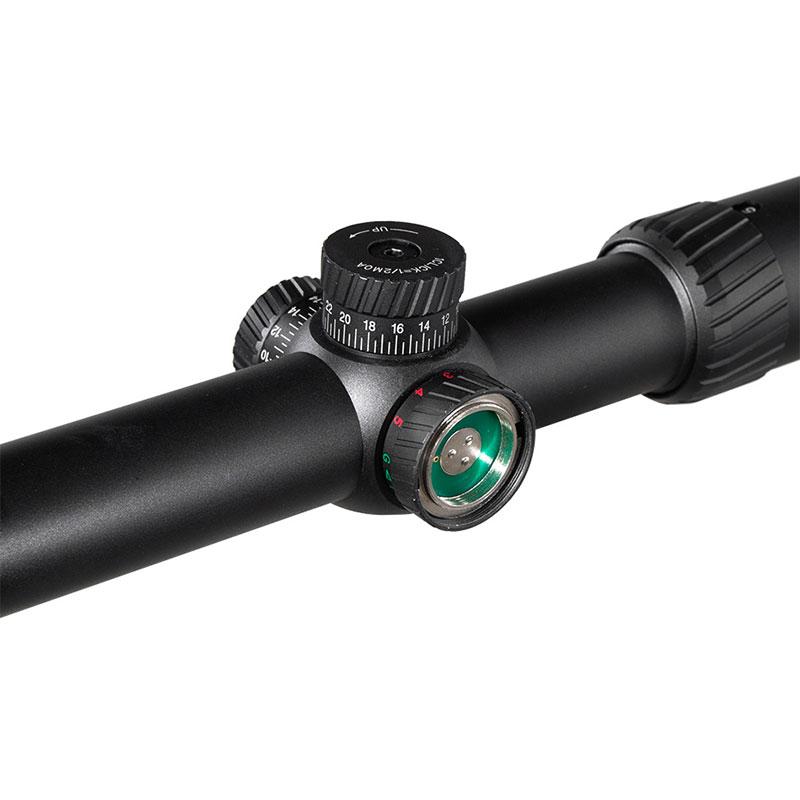 Diana 1-5X24 AOE Hunting Tactical Optical Sight, with Red and Green Glowing Cross Turret Locking Sight for Hunting