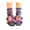 1 Pair Knitted Animal Socks Autumn Winter Thick Warm Knitting 3D Animal Doll Mid-calf Socks Women Stretch Home Floor Carpet Sleeping Socks