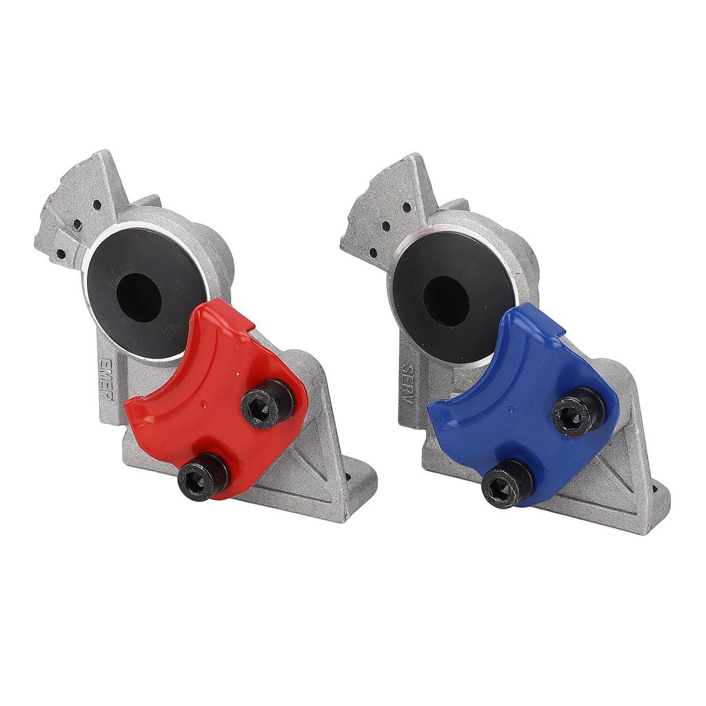 1 Pair 37 Degree Gladhand Set Red Blue Trailer Glad Hand Brake Air Hose Coupling Connector for Semi Trailers Trucks