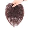 Natural Color Synthetic Hair Topper Wig For Women Breathable Hair Net Base With Bangs Clip In Hair Toupee Hairpiece