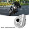 ACROPIX Front Motorcycle Wheel Axis Disc Brake Speedometer Drive Gear for Suzuki 15mm Hole Diameter Silver Tone 1pcs