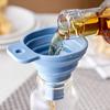 Silicone Square Telescopic Funnel Liquid Dispenser Strainers Kitchen Hopper Tools Kitchen Colanders