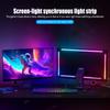 D5 Smart Gaming LED Strip Lights PC Backlight RGB Sync Light Bar Computer Monitor Screen Sync Lights APP Control Game Room Decor