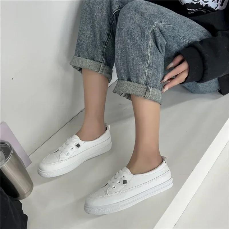 Fashion Women Shoes Comfort Breathable White Shoes Women Non Slip Lace Up Sneakers Women Fashion Mesh Casual Sport Shoes Zapatos