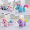 Unicorn Theme Cartoon Plush Toy Backpack Pendant Cute Keyring Decoration Gift