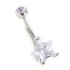Les Trésors De Lily [H9402] - Body Piercing 'Star' Lavender
