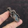 Copper Multi Turquoise Pendant Copper Wire Wrapped Pendant Gemstone Jewelry Unique Style Pendant Handmade Copper Jewelry Gift For Engagement