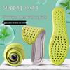 Breathable Sports Insoles for Men & Women: Comfort for Long Standing, Sweat-Absorbing, Deodorizing with Wormwood, Slim Design.