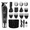 6 In 1 Professional Hair Trimmer Clipper Electric Scissors Cutting Machine Beard Removal Body Men Waterproof Lcd Screen Beauty