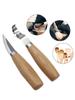 Wood Carving Knife Chisel Hook Knife Carving Tools Ergonomic Woodworking Spoon Durable Crooked Beginners Sculptural Professional