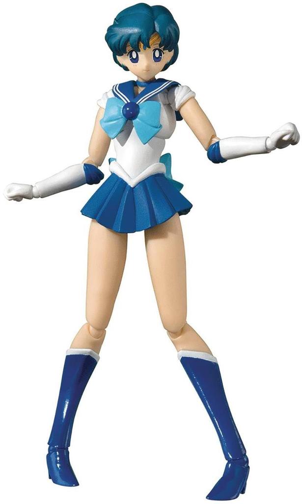 TAMASHII NATIONS S.H.Figuarts Pretty Guardian Sailor Moon Sailor Mercury -Animation Color Edition- Approx. 140mm ABS & PVC Painted Movable Figure