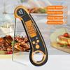 Digital Meat Thermometer with Bottle Opener Waterproof Instant Read Food Thermometer Grilling Cooking Backlight LCD Screen Ultra-Fast