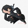 Kirito Emote Kirito Asuna Iron On Patches For Clothing Applique Stickers On Clothes Heat-Sensitive Custom Patch
