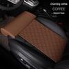 Car Seat Leg Extension & Support Cushion: Wear-resistant Leather Footrest for Driver & Passenger Comfort