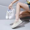 Fashion 2025 Summer Internet Celebrity Breathable Little White Shoes, Women's Net Shoes Versatile Thick-soled Lace Thin Casual Shoes