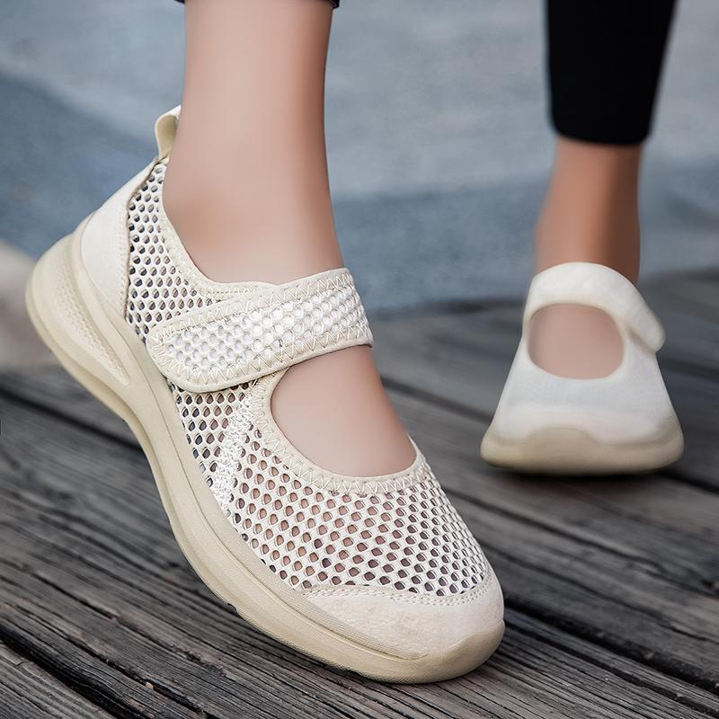 2025 Women's Tennis Summer Hiking Soft Soled Loafers Breathable Sports Mesh Lightweight Casual Shoes for Women Zapatos De Mujer