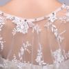 Summer Beige Wedding Lace Appliques Shrug Shawl