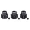 3pcs RC 8.0mm M1.5 13T Steel Pinion Gear Set for 15 16 RC Car Brushless Brushed Motor