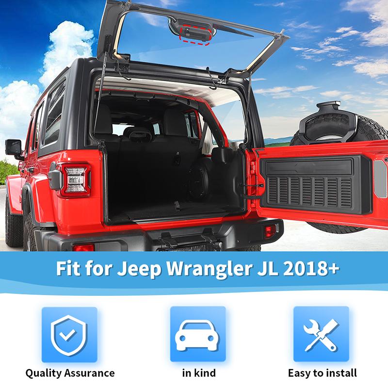 Tailgate Glass Handle Grab Handle Holder Bracket Mounting Fit For Jeep Wrangler JL 2018 Up Interior Accessories