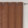 Linen Cotton Eyelet Curtain 135x250 Cm LINO Camel, by Soleil d'Ocre