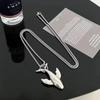 Fashion Creative Shape Whale Necklace Alloy Pendant Necklace Exquisite Small Whale Cold Wind Long Chain Accessories Unisex