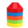 10pcs Pressure Resistant Soccer Training Sign Discs PE Pressure Resistant Cones Marker Kids