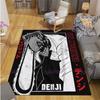 Anime Chainsaw Decoration Carpet Manga Chainsaw Man Poster Rug Boys Room Decoration Living Room Horror Character Area Rug