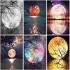 DIY Moon Scenery 5D Diamond Painting Full Round Drill Landscape Diamond Embroidery Cross Stitch Kits Mosaic Wall Art Home Decor