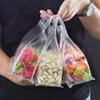 Reusable Food Bag Freezer Stand Up Food Storage Bag Silicone Bag Leakproof Top Kitchen Organizer Fresh Shut Bags