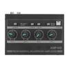 AMP?14II 4 Channel Headphone Amplifier Compact 4 Way Stereo Headphone Amplifier with 12V 2A Adaptor