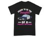 Daughter Police Officer T-Shirt Cute Police Car Graphic Tee Proud Daughter Gift