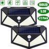 2 Pack Outdoor Solar Lamp 100 Led Lighting Motion Sensor Wall Light