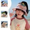 Summer Boys and Girls Baby Cool Hat Sun Hat Empty Top Electric Fan Hat Children Sun Protection Hat Boy Sun Hat