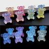 Bear Materials Beads 10pcs Luminous Creative Acrylic Necklace Making Shimmer Bracelet Handmade DIY Jewelry Accessories
