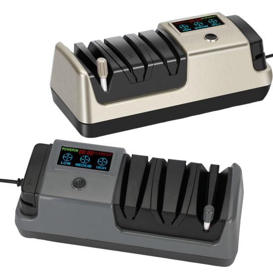 Electric Knife Sharpener Digital Display Adjustable Rotational Speed Precision Professional Serrated Knife Scissors Sharpening Tool