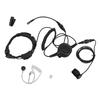 Throat Microphone Headset Clear Sound Extension Neck Mic with K Type Connector for KENWOOD KPG TH