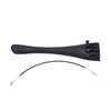 4 4 Cello Tailpiece Carbon Fiber 4 Tuners String Board with Fine Tuning Nylon Tail Gut Parts