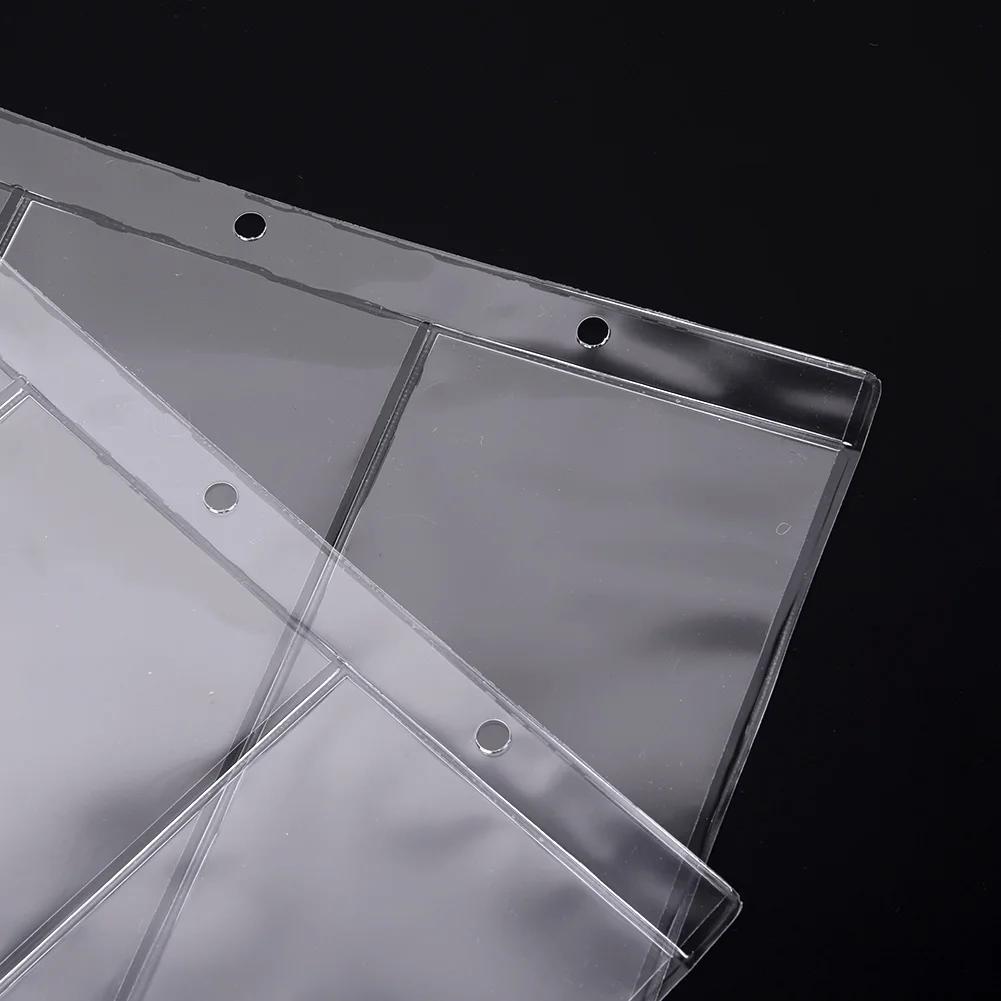 PVC Paper Money Album Transparent Accessories Portable Folders Holder Banknotes Currency Collection Convenient