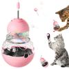 Cat Toys Tumbler Cat Teaser Leaking Food Cat Toy Interactive Spring Balls Kitten Agility Training Leak Food Dispenser Pet Games