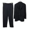 BEAMS F Made In Japan 100% Wool Stripe Suit Setup 95 Navy Double Finish Men's Used