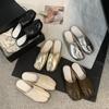 Fashion Clip Toe Women Slippers Summer Outside Slides Black Gold Silver Brown Fashion Dress Shoes Low Heels Sexy Party Pumps Sandals 39