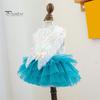 Платье принцессы для собак, кружевная юбка-камисоль с бабочкой для питомца, платье-пачка для щенка, милый костюм для дня рождения, свадьбы, вечеринки