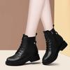 Women's Ankel Boots Autumn Winter Women ChelseaWomens Short Boots Flat Shoes Fashion Platform Boots Gothic Botas De Mujer