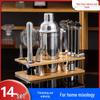 Stainless Steel Cocktail Bartender Kit: Shaker, Jigger, Mixing Spoon, Full Set