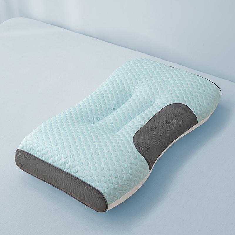 New Cool Fabric 48X74CM Cervical Orthopedic Neck Pillow Help Protect Neck Household SPA Massage Pillow for Sleeping