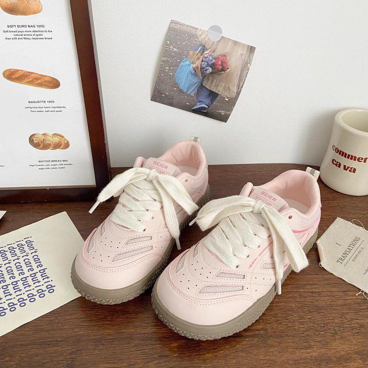 White Double Mesh Shoes Female Ugly Cute Summer New Niche Breathable Sports Little White Shoes