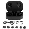 Bluetooth Ear Hooks Earphone Wireless Sports inEar Headset Earbuds with Charging Box(Noir )